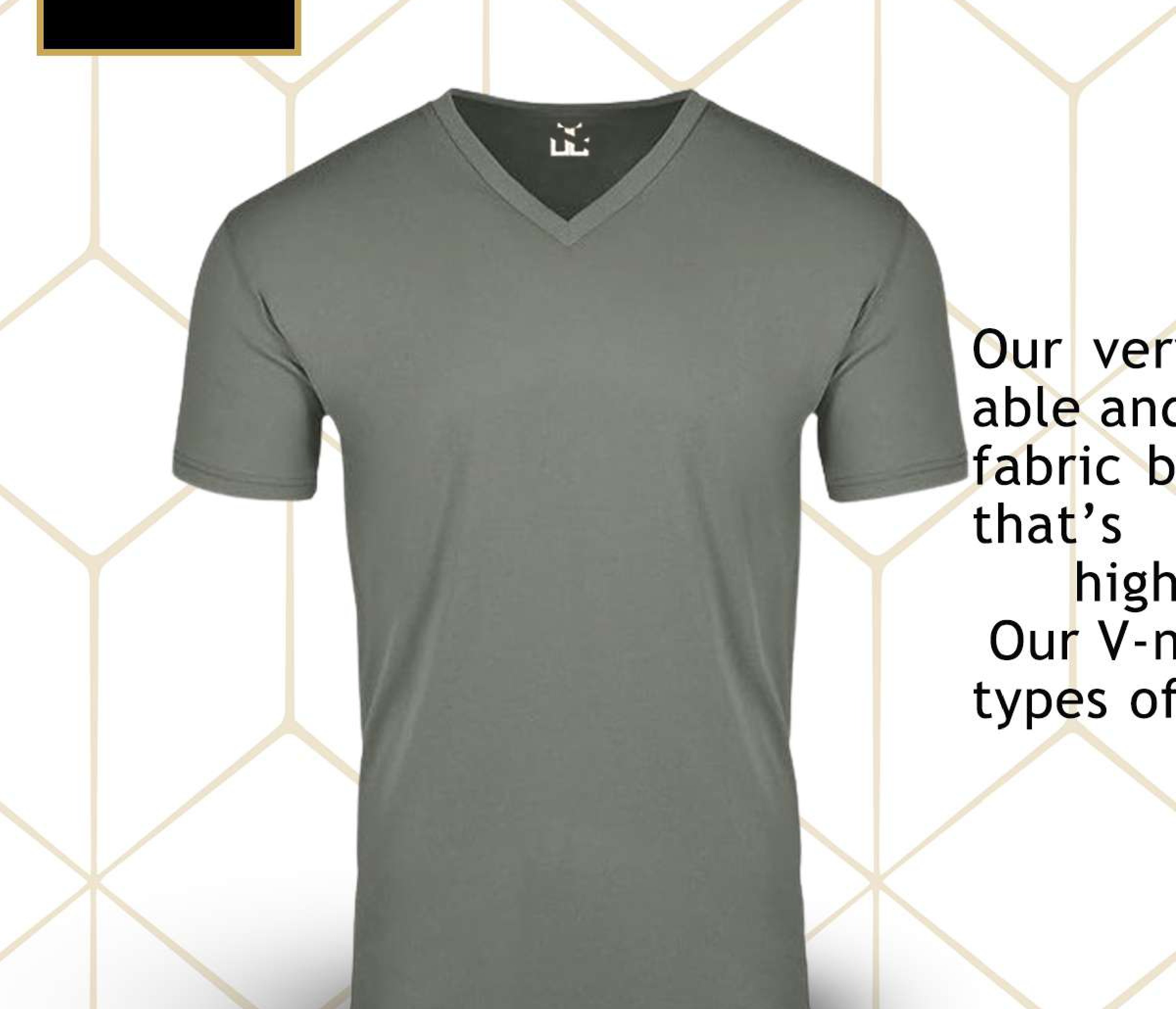 V Neck T-Shirt for Men