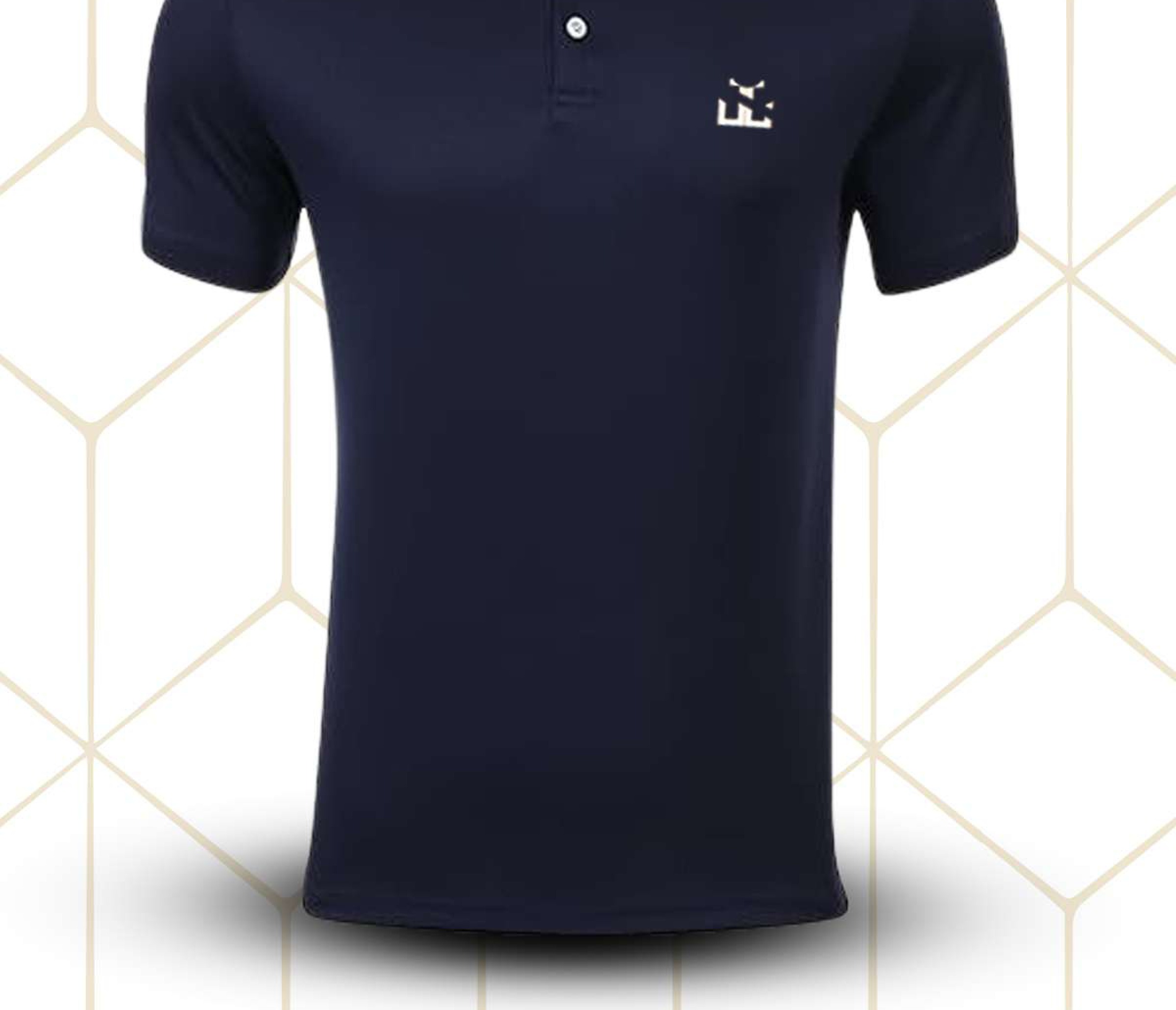 Men Short Sleeve Collared Shirt