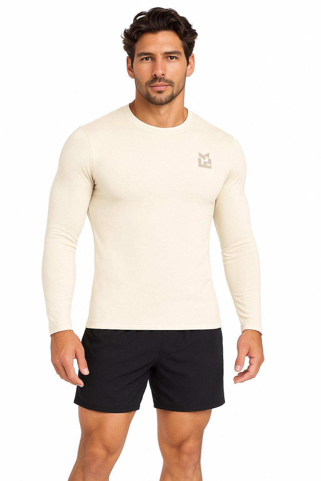 Plain Long Sleeve Shirt Men