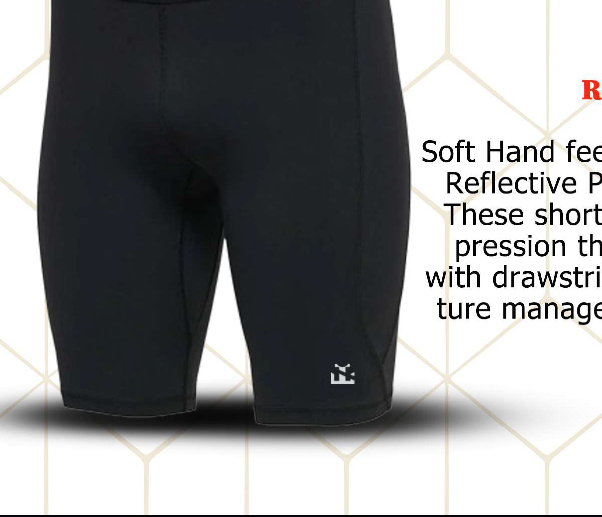 Patron Running Shorts Black