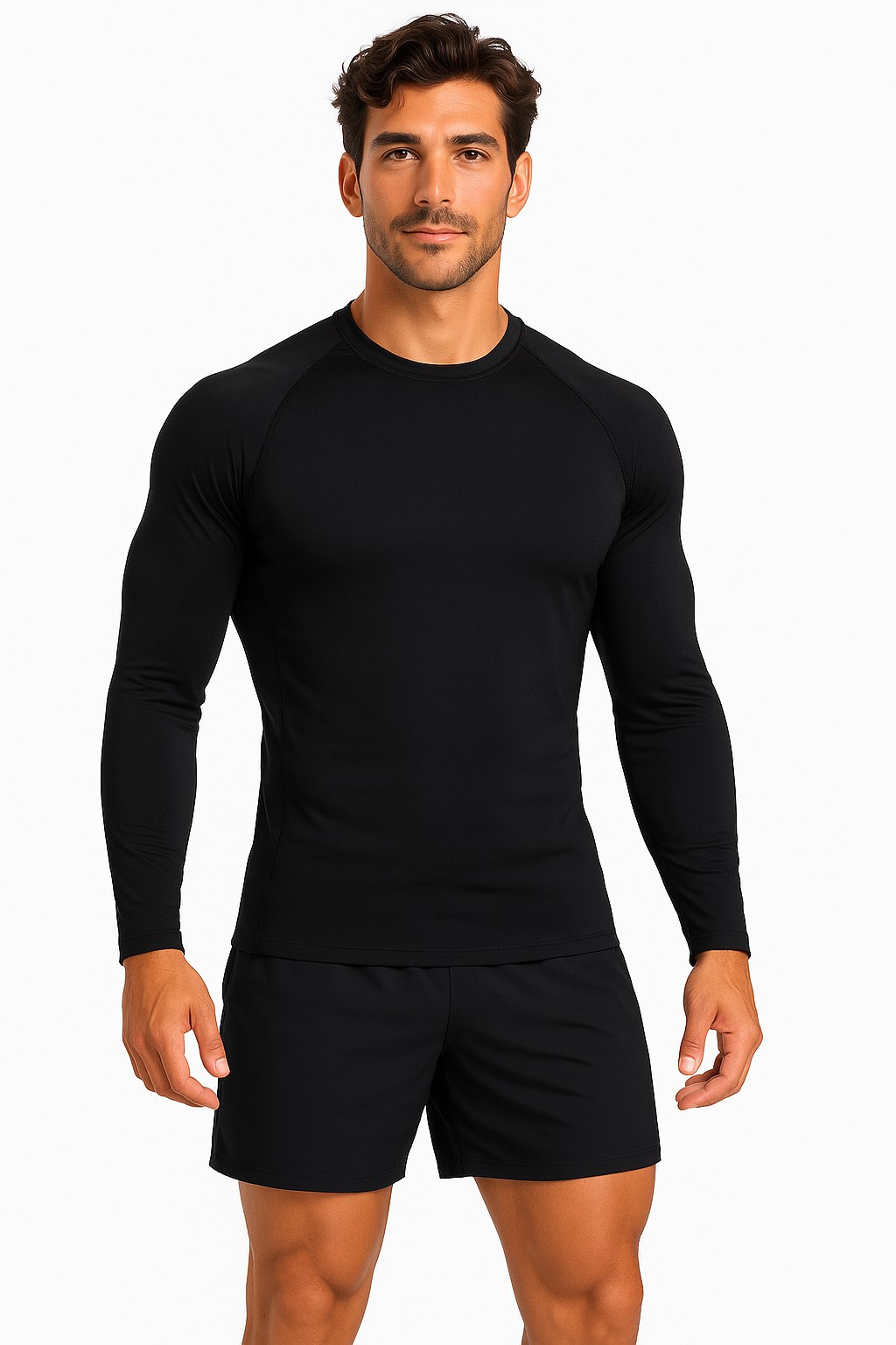 12-Pack Men's Long Sleeve Compression Shirts